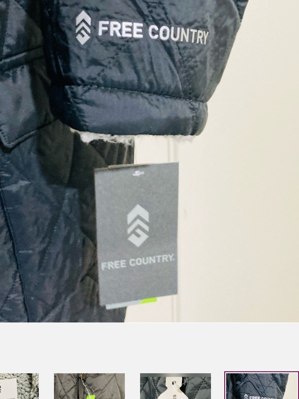 Reversible black/fleece lined jacket - Picture 7 of 11